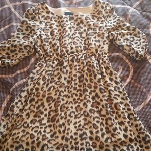 Girls Cheetah Print Dress